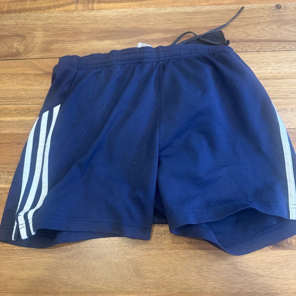 Adidas Navy Blue Athletic Shorts